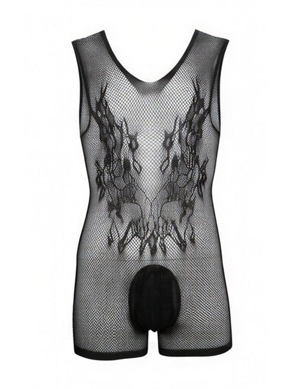 CandyMan 99958 Bodysuit Color Black