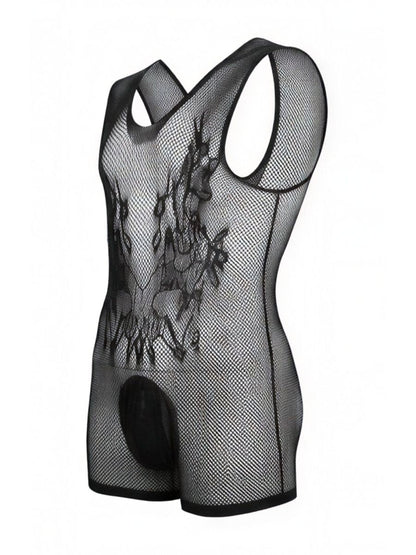 CandyMan 99958 Bodysuit Color Black