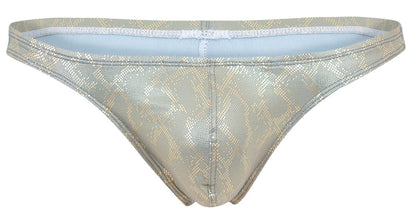 Clever Moda Men's Underwear 2063 Diamond Thongs Color Gold