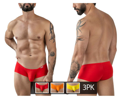 Clever 229959 3PK Australian Latin Trunks Color Multi-colored