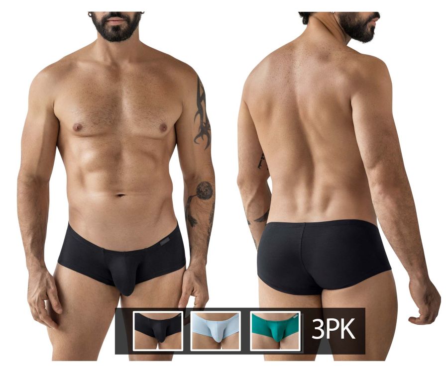 Clever 229960 3PK Australian Latin Trunks Color Multi-colored