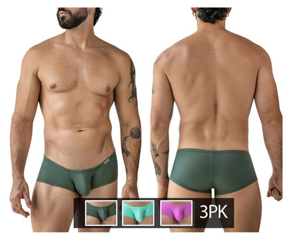 Clever 229961 3PK Australian Latin Trunks Color Multi-colored