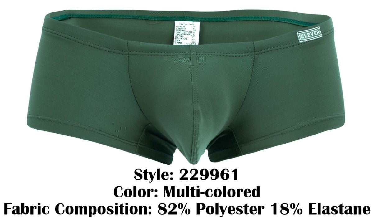 Clever 229961 3PK Australian Latin Trunks Color Multi-colored