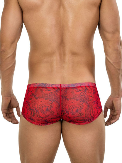 Clever 26032 Calipso Trunks Color Red - Bold Sophistication