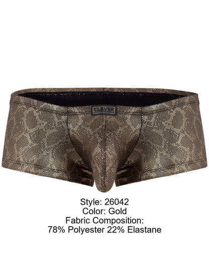 Clever 26042 Atlas Trunks - Bold and Sophisticated Gold Metallic Design Color Gold