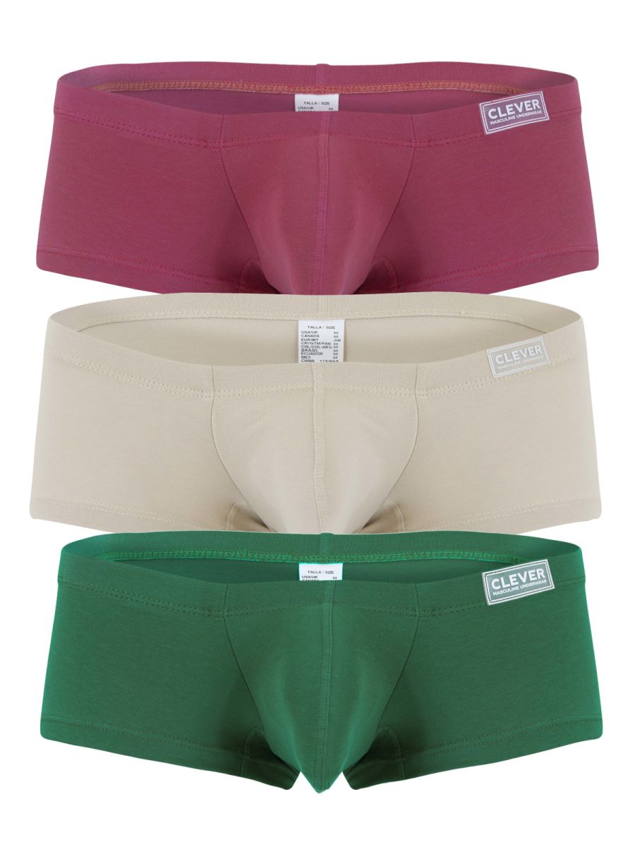 Clever 26066 3PK Australian Latin Trunks Color Multi-colored