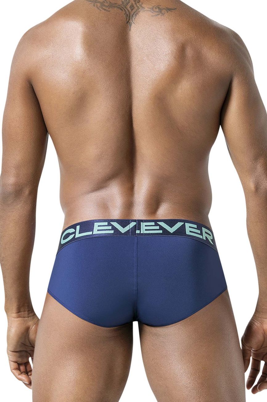 Clever Moda Men's Underwear 519968 3PK Australian Latin Briefs Color Beige-Blue-Green