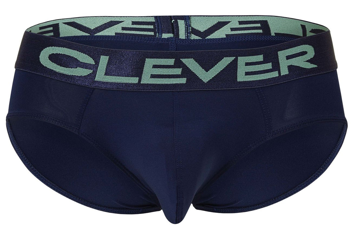 Clever Moda Men's Underwear 519968 3PK Australian Latin Briefs Color Beige-Blue-Green