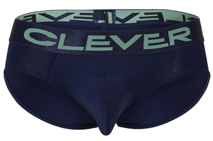 Clever Moda Men's Underwear 519968 3PK Australian Latin Briefs Color Beige-Blue-Green