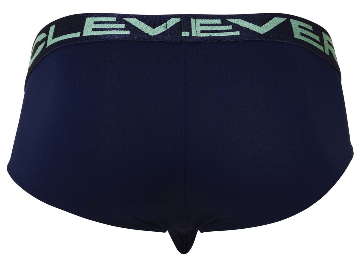 Clever Moda Men's Underwear 519968 3PK Australian Latin Briefs Color Beige-Blue-Green