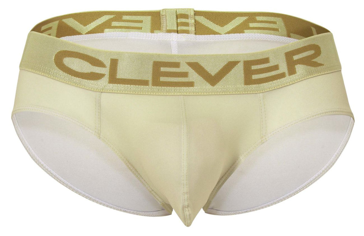 Clever Moda Men's Underwear 519968 3PK Australian Latin Briefs Color Beige-Blue-Green