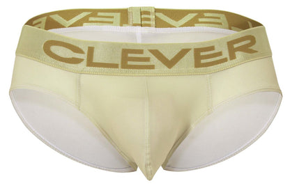 Clever Moda Men's Underwear 519968 3PK Australian Latin Briefs Color Beige-Blue-Green