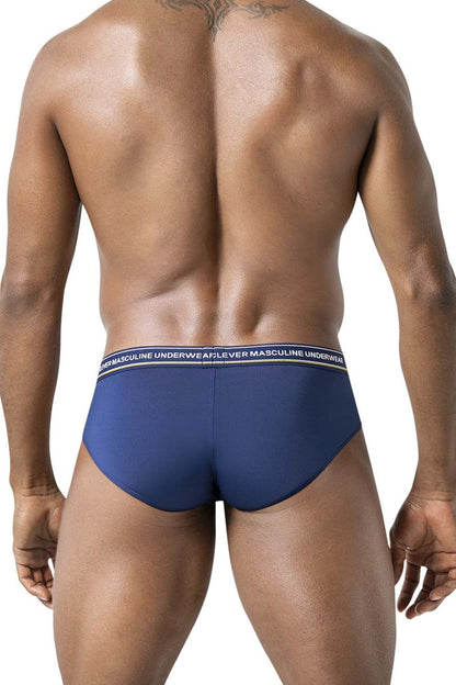 Clever Moda Men's Underwear 519969 3PK Australian Latin Briefs Color Blue-Petrol-Green