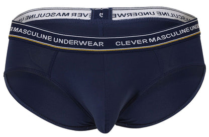 Clever Moda Men's Underwear 519969 3PK Australian Latin Briefs Color Blue-Petrol-Green