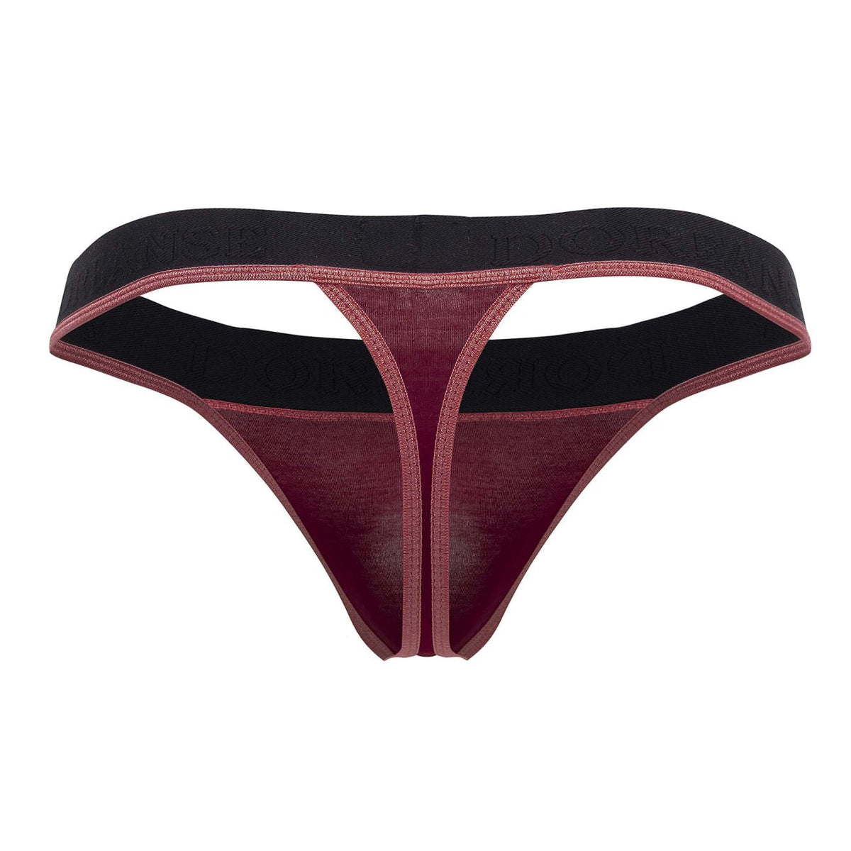 Doreanse Men's Underwear 1012-BRD Borderline Thongs Color Bordeaux