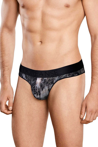 Doreanse Men's Underwear 1208-PRN Nebula Thongs Color Printed