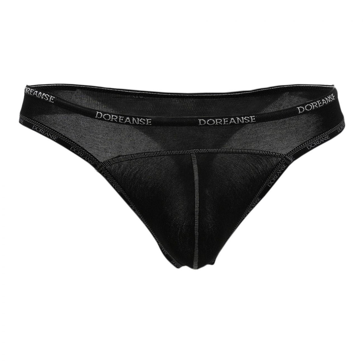 Doreanse Men's Underwear 1216-BLK Naked Thong Color Black