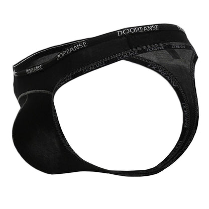Doreanse Men's Underwear 1216-BLK Naked Thong Color Black