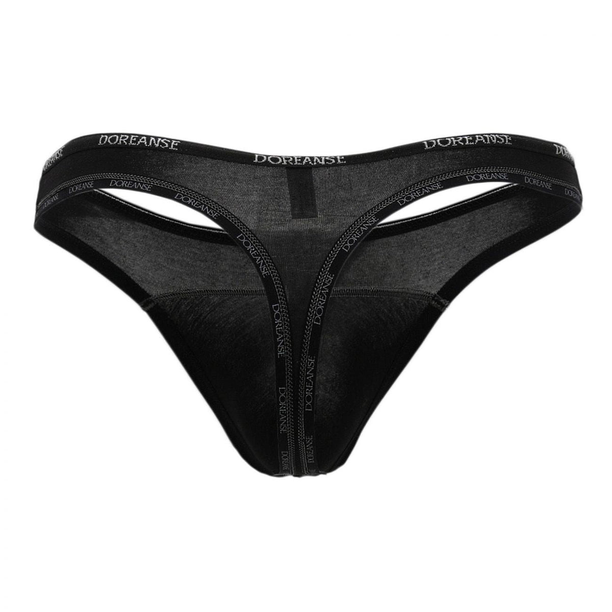 Doreanse Men's Underwear 1216-BLK Naked Thong Color Black