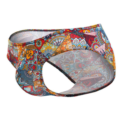 Doreanse Men's Underwear 1217-PRN Groovy Bikini Color Printed