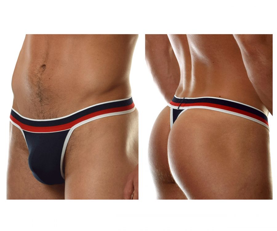 Doreanse Men's Underwear 1218-NVY Metro Thong Color Navy Blue