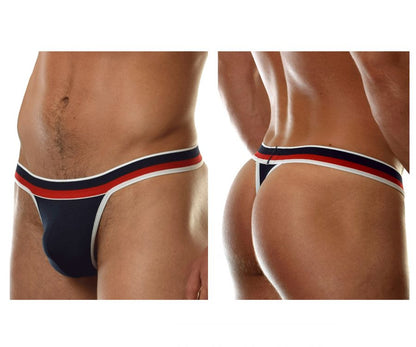 Doreanse Men's Underwear 1218-NVY Metro Thong Color Navy Blue