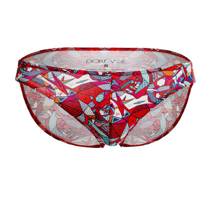 Doreanse Men's Underwear 1243-PRN Pop Art Bikini Color Printed