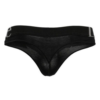 Doreanse Men's Underwear 1250-BLK Wide-band Thong Color Black