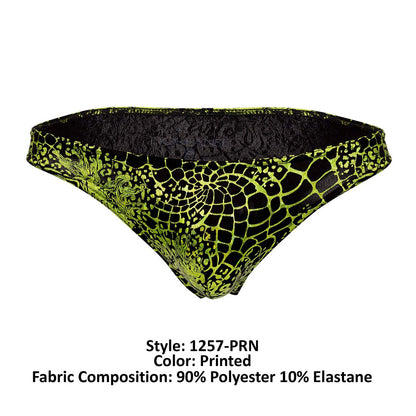 Doreanse Men's Underwear 1257-PRN Space Venom Briefs Color Printed