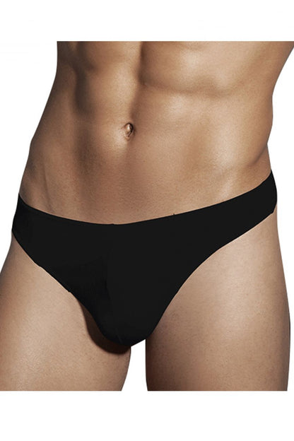 Doreanse Men's Underwear 1280-BLK Hang-loose Thong Color Black