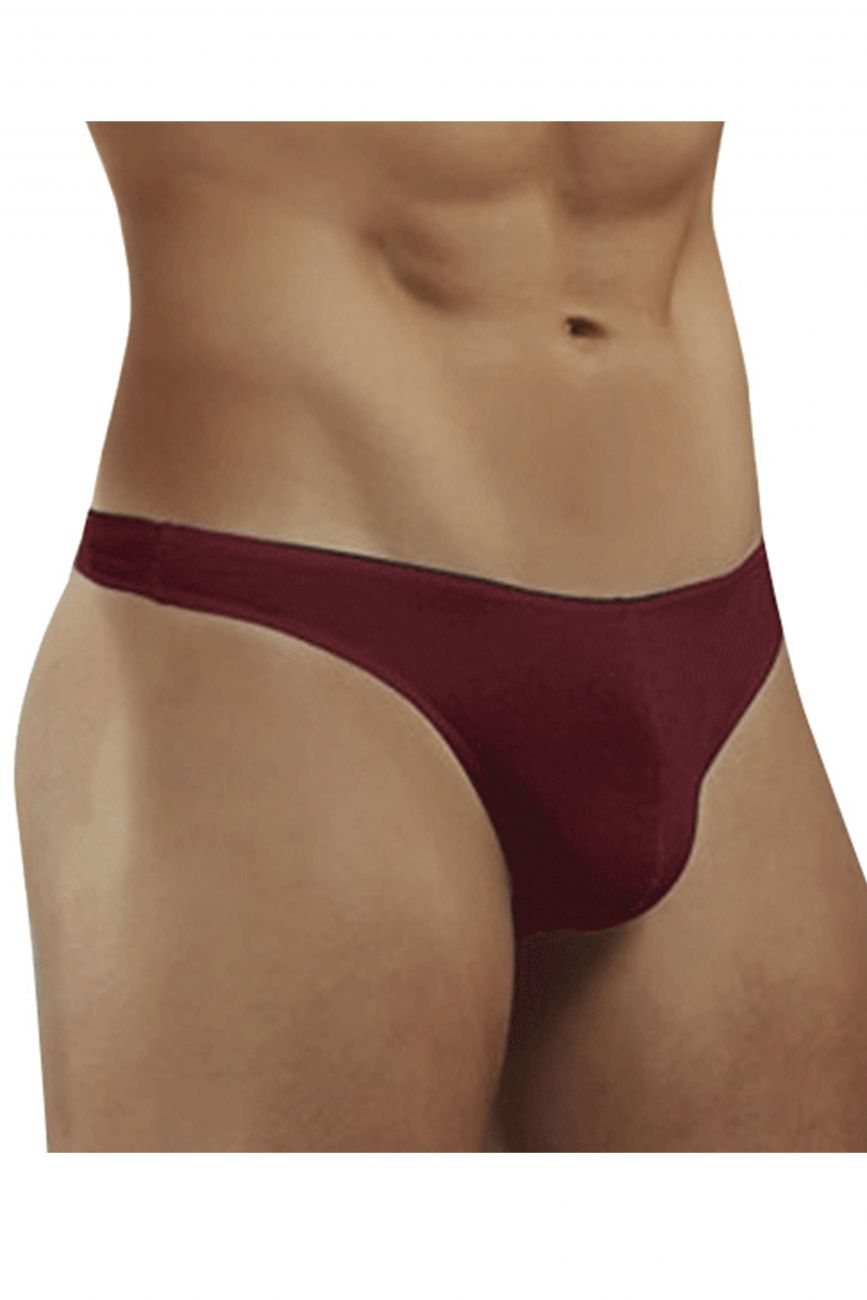Doreanse Men's Underwear 1280-BRD Hang-loose Thong Color Bordeaux
