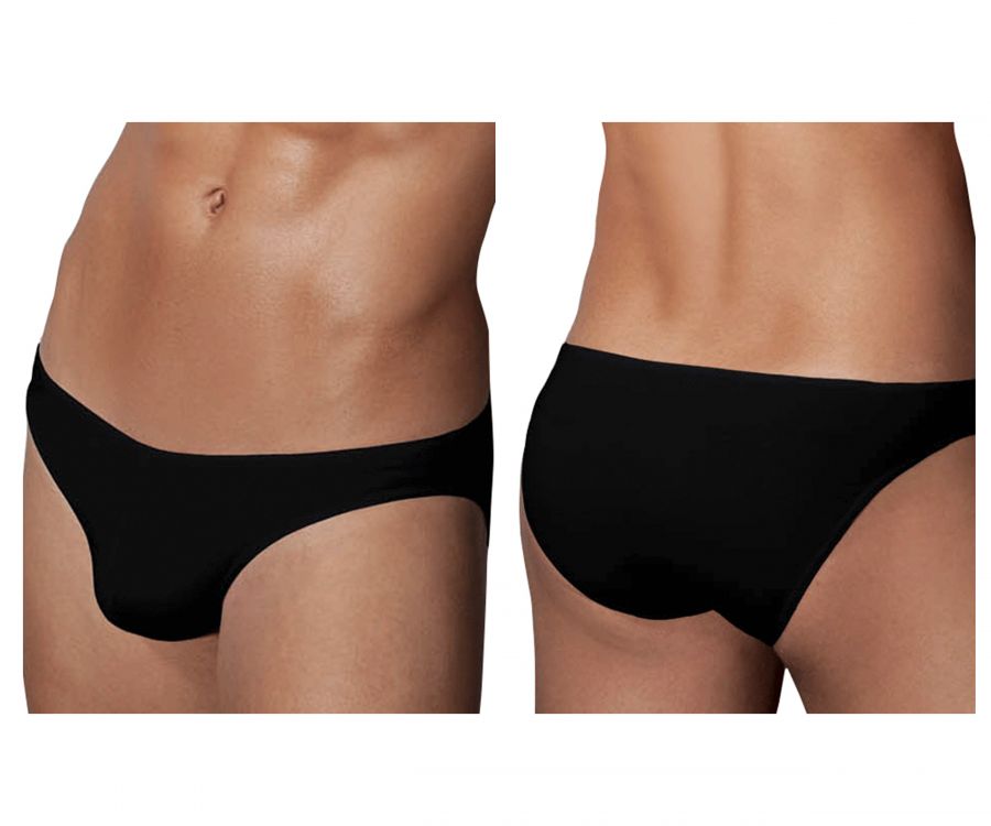Doreanse Men's Underwear 1281-BLK Hang-loose Bikini Brief Color Black
