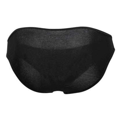 Doreanse Men's Underwear 1281-BLK Hang-loose Bikini Brief Color Black