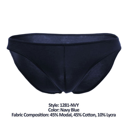 Doreanse Men's Underwear 1281-NVY Hang-loose Bikini Brief Color Navy Blue
