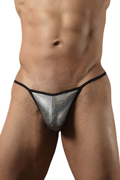 Doreanse Men's Underwear 1300-CLB Disco Thongs Color Circuit