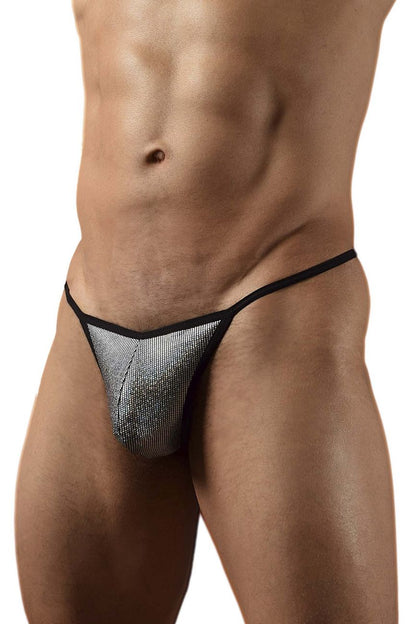 Doreanse Men's Underwear 1300-CLB Disco Thongs Color Circuit