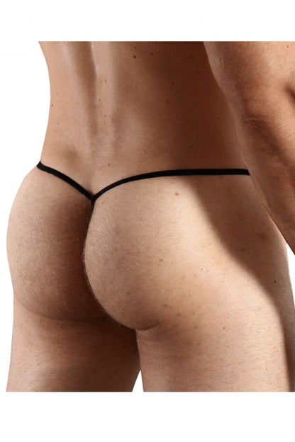 Doreanse Men's Underwear 1306-RED Mesh G-String Thong Color Red