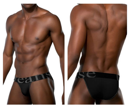 Doreanse Men's Underwear 1313-BLK Ribbed Micromodal Bikini Color Black
