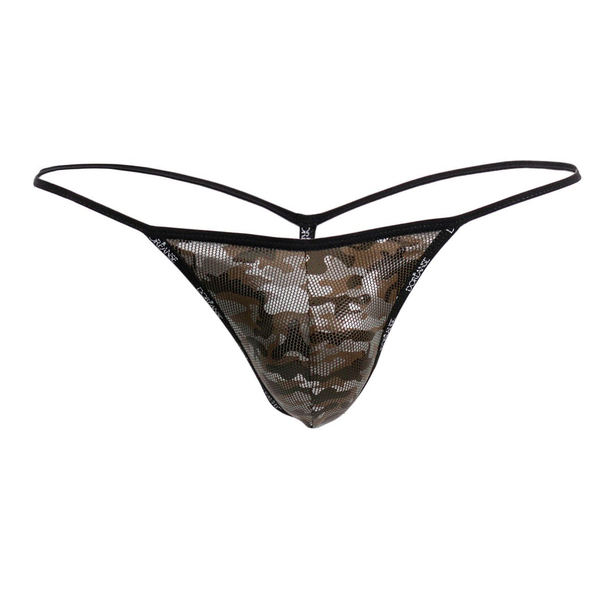 Doreanse Men's Underwear 1326-CAM Flashy G-String Color Camotech