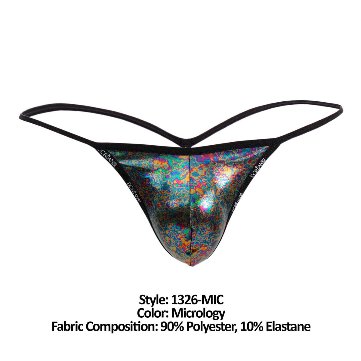 Doreanse Men's Underwear 1326-MIC Flashy G-String Color Micrology