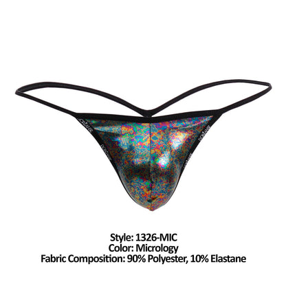 Doreanse Men's Underwear 1326-MIC Flashy G-String Color Micrology