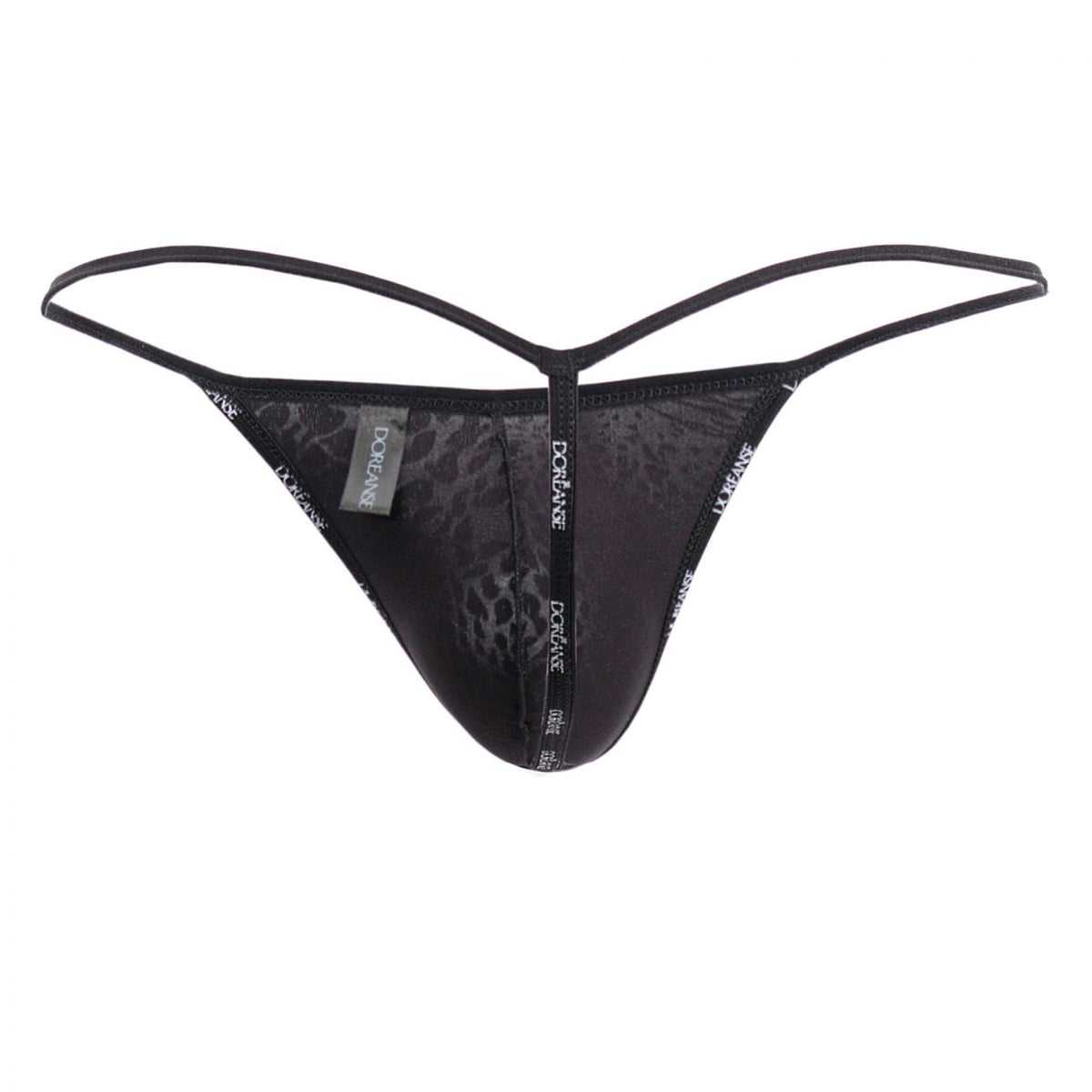 Doreanse Men's Underwear 1326-PAN Flashy G-String Color Black Panther