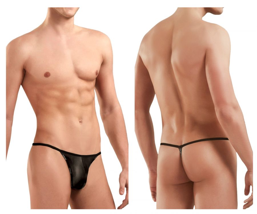 Doreanse Men's Underwear 1326-SBK Flashy G-String Color Space Black
