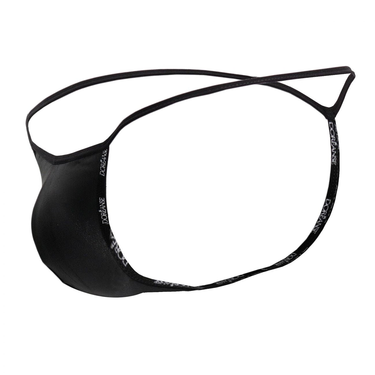 Doreanse Men's Underwear 1326-SBK Flashy G-String Color Space Black