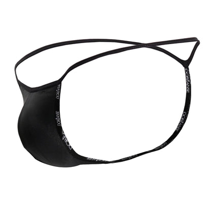 Doreanse Men's Underwear 1326-SBK Flashy G-String Color Space Black
