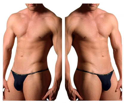 Doreanse Men's Underwear 1330-NVY Ribbed Modal T-thong Color Navy