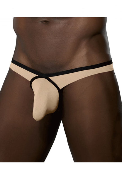 Doreanse Men's Underwear 1332-TAN Loop Thong Color Tan
