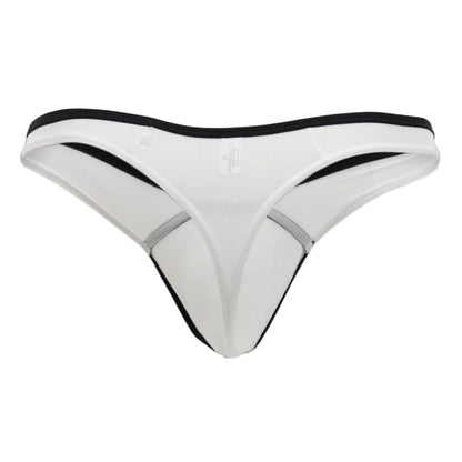 Doreanse Men's Underwear 1332-WHT Loop Thong Color White