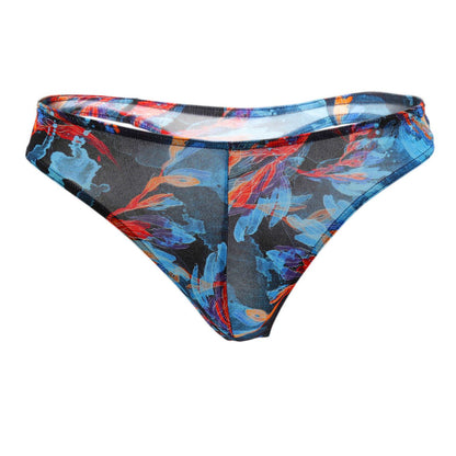 Doreanse Men's Underwear 1341-PRN Deep Sea Thong Color Printed