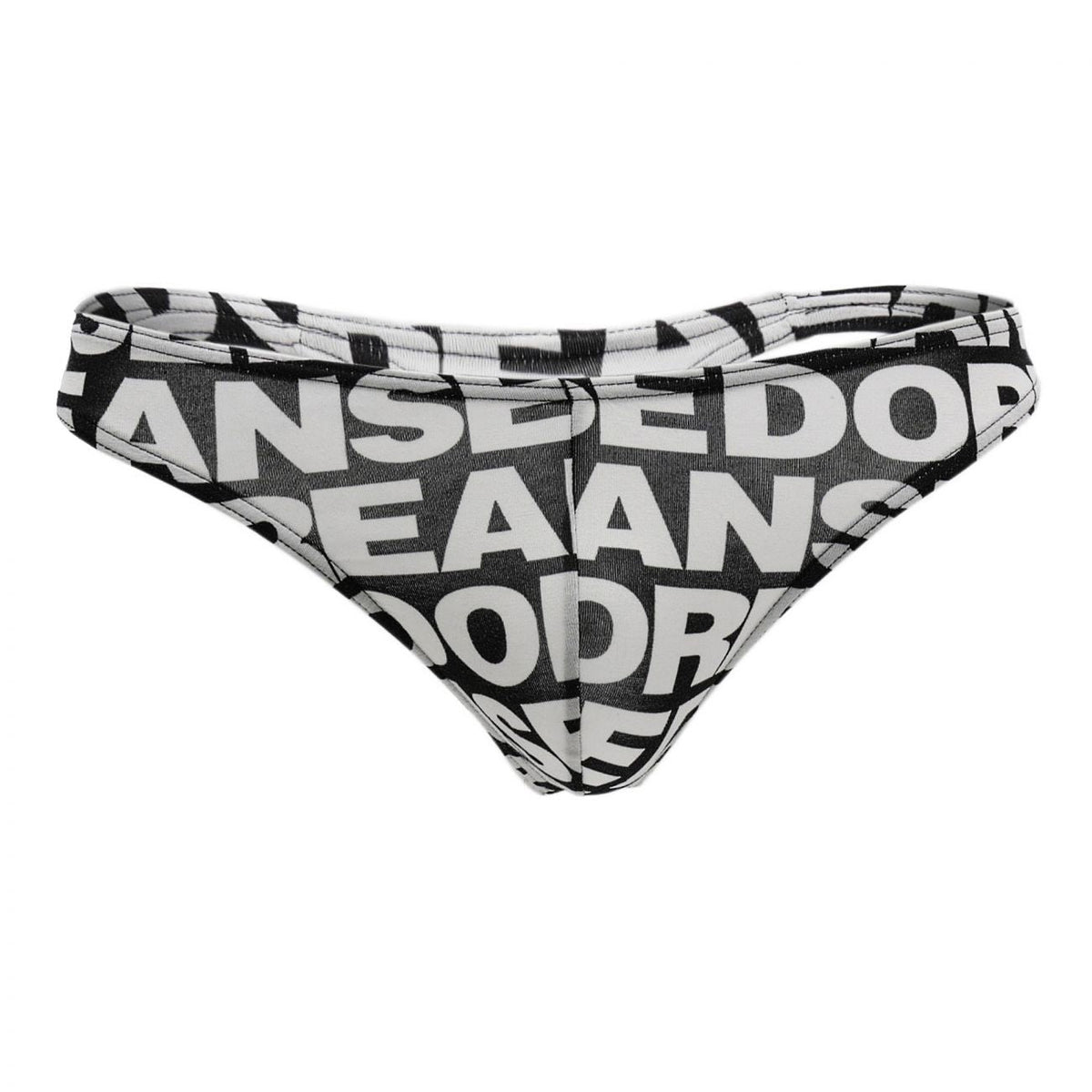 Doreanse Men's Underwear 1369-PRN Big Logo Thong Color Printed